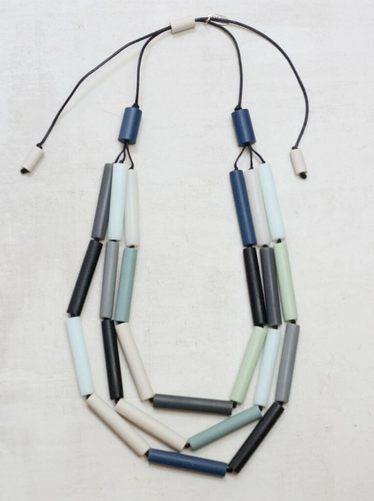 Sylca Designs - Multistrand Resin Necklace - Artemisia Artwear