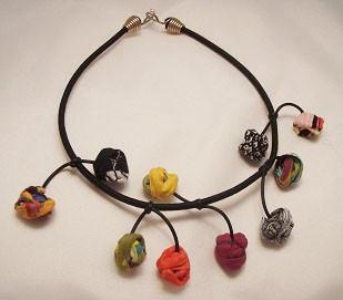 Ficklesticks - Dangly Cherry Necklace - Artemisia Artwear