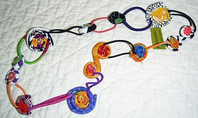 Ficklesticks - Japanese Sampler Necklace - Artemisia Artwear