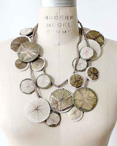 Beyond Threads - Platillos Wrap Necklace - Artemisia Artwear