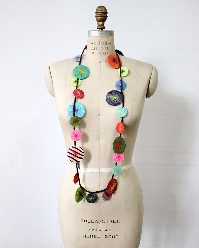 Beyond Threads - Platillos Wrap Necklace - Artemisia Artwear