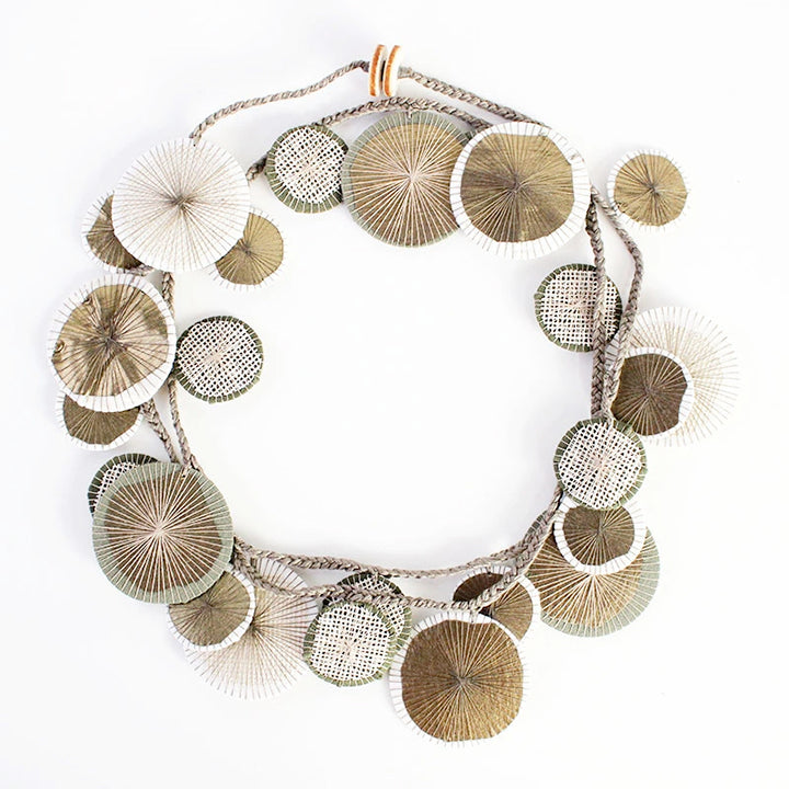 Beyond Threads - Platillos Wrap Necklace - Artemisia Artwear